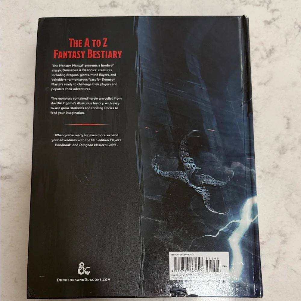 Hardcover Dungeons and Dragons Monster Manual 2014